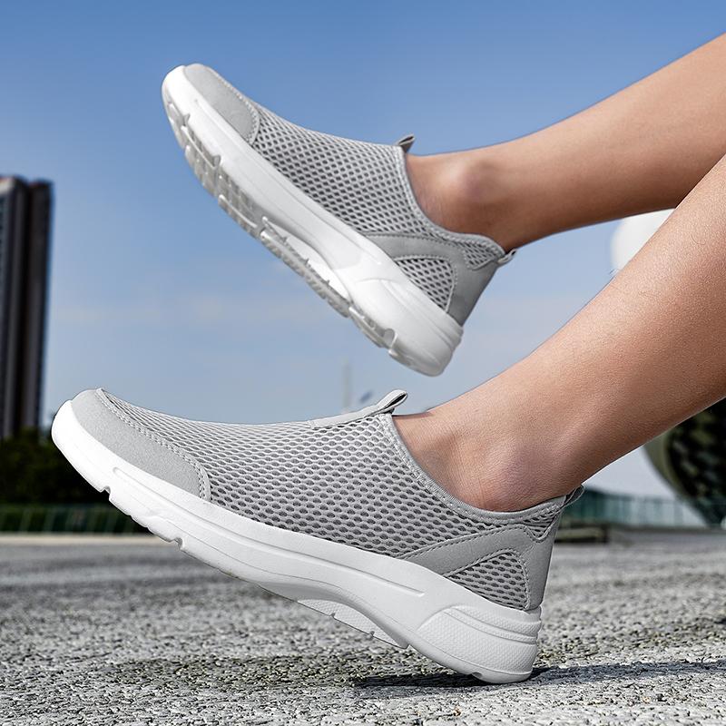Fashion Men's Sneakers Breathable Mesh Men Casual Shoes Outdoor Non-Slip Big Size Loafers Walking Lightweight Male Tennis shoes