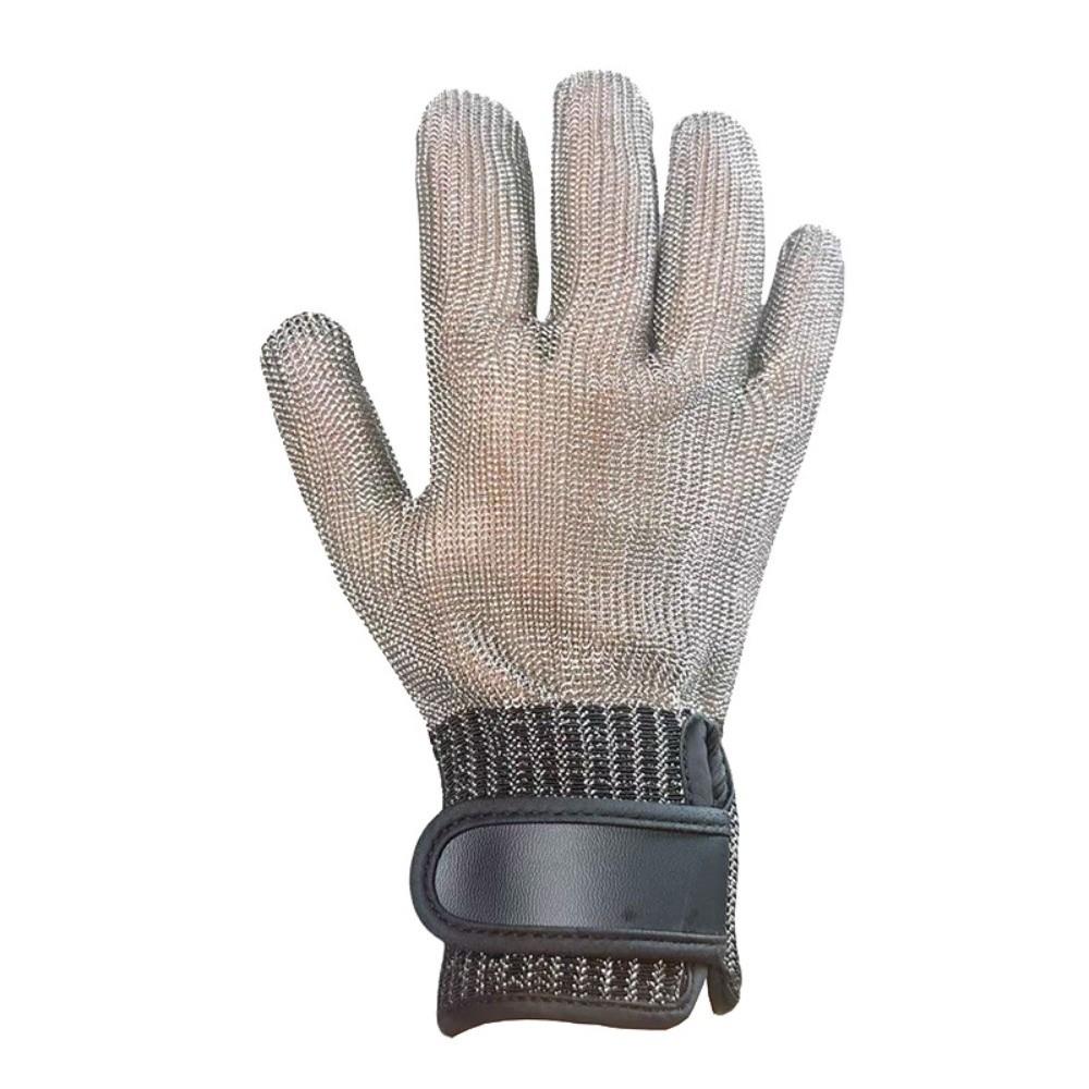 ANSI A9 Stainless Steel Mesh Glove Elastic Safety Work Glove Cut Resistant Glove Slaughtering