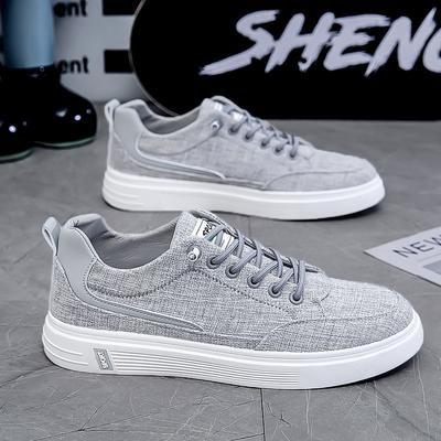 Fashion Mens Casual Shoes Classic Man Canvas Shoes Non Slip Breathable Vulcanized Shoe Durable Lace Up Flats Men Shoes