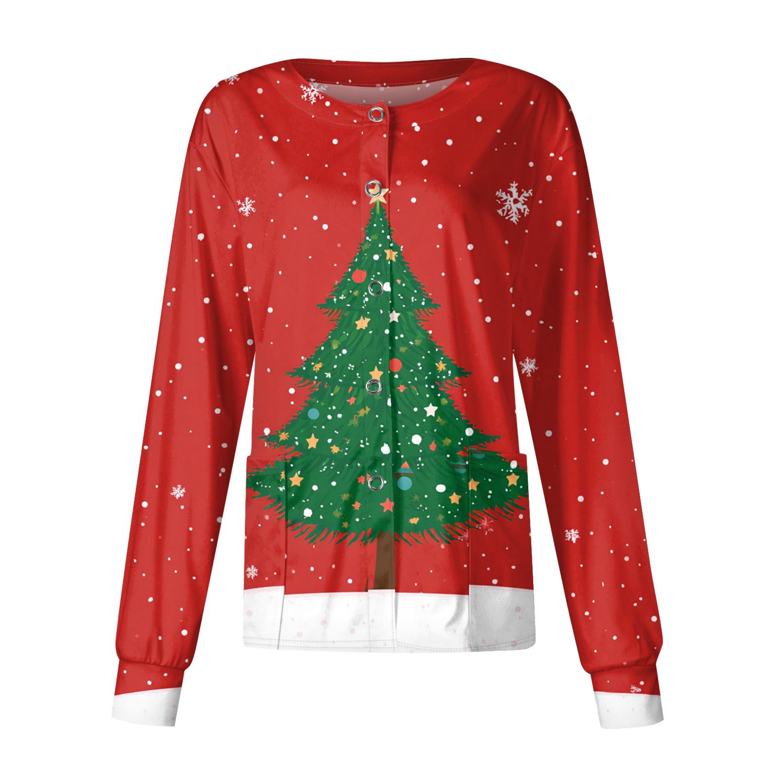 

Женский однобортный защитный комбинезон с длинным рукавом и карманом, рабочий воротник-стойка, однобортный защитный комбинезон, куртка-кардиган, топ XL арбуз красный