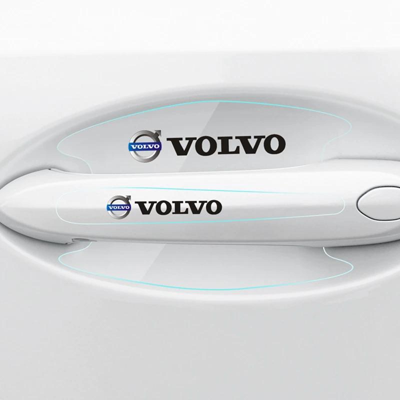 Car Door Bowl Handle Protector Stickers Transparent Anti-scratch Film For Volvo XC90 XC60 C30 S60 C70 XC40 V40 XC70 V70 V60 S80