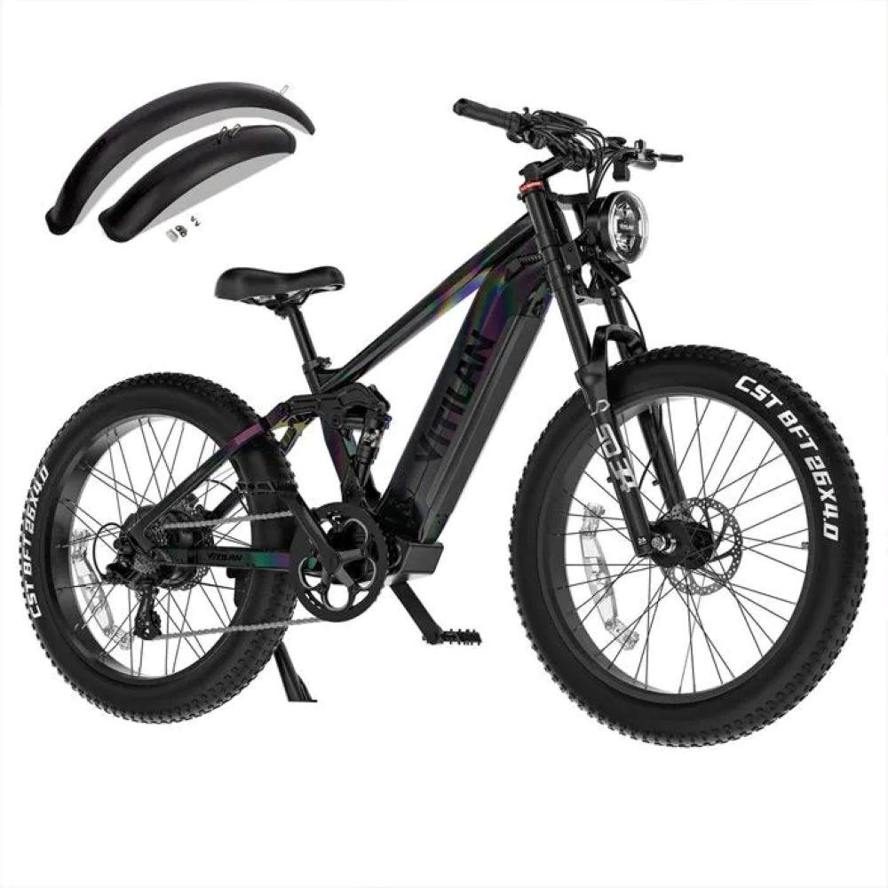 Electric Bicycle VITILAN T7 PRO, 1000W Motor, 52V 20Ah Battery, Top Speed 55 Km/h, Cruising Range 120km, 26*4.0 Inch Tires