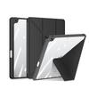For Apple iPad 10.2 2026/iPad Pro 12.9 11/iPad Air 4 5 Case Detachable Tablet Multiple Stand Angles Clear Back Cover Mini 6