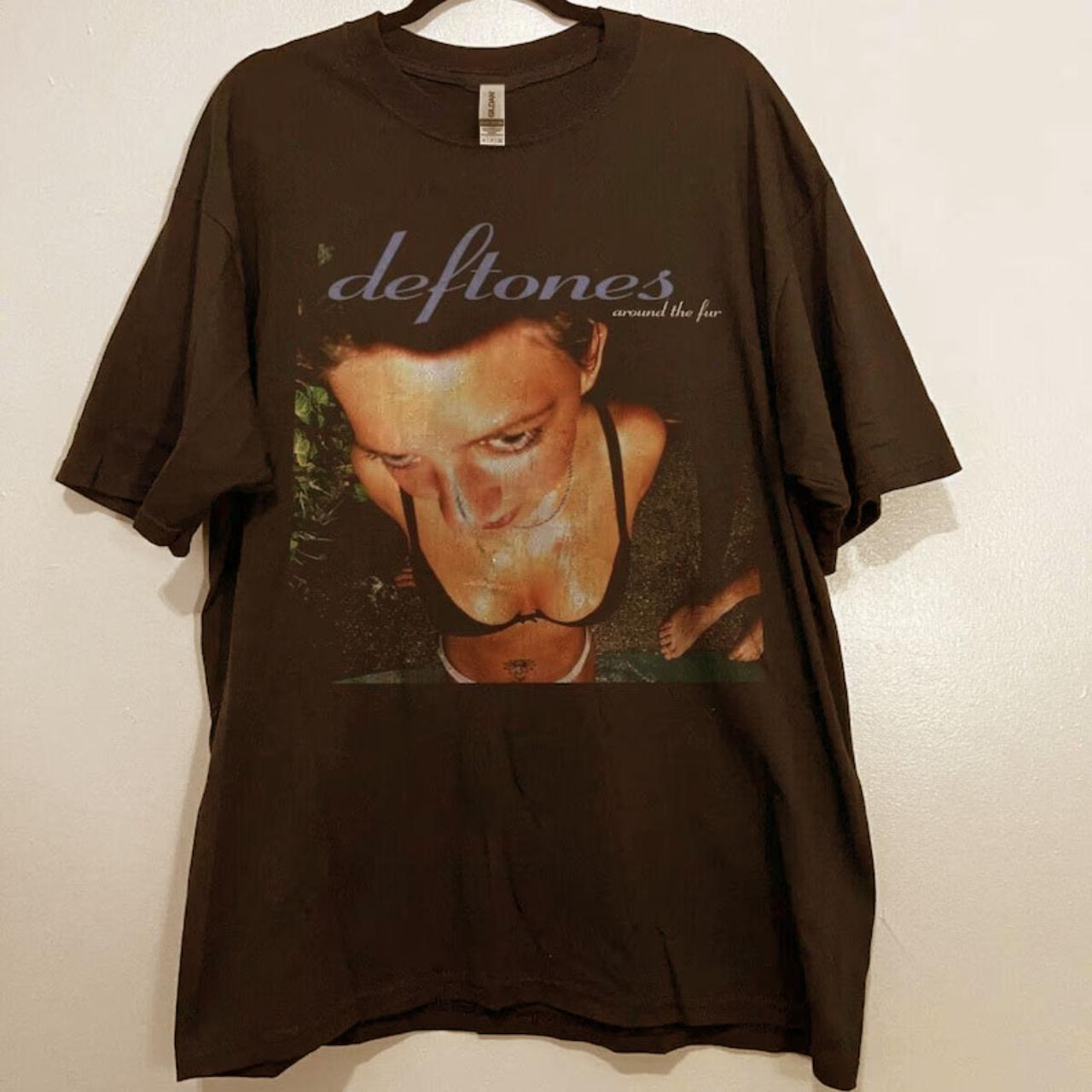 Deftones around the fir brown Unisex-T-Shirt Heavy cotton tee Reprint S