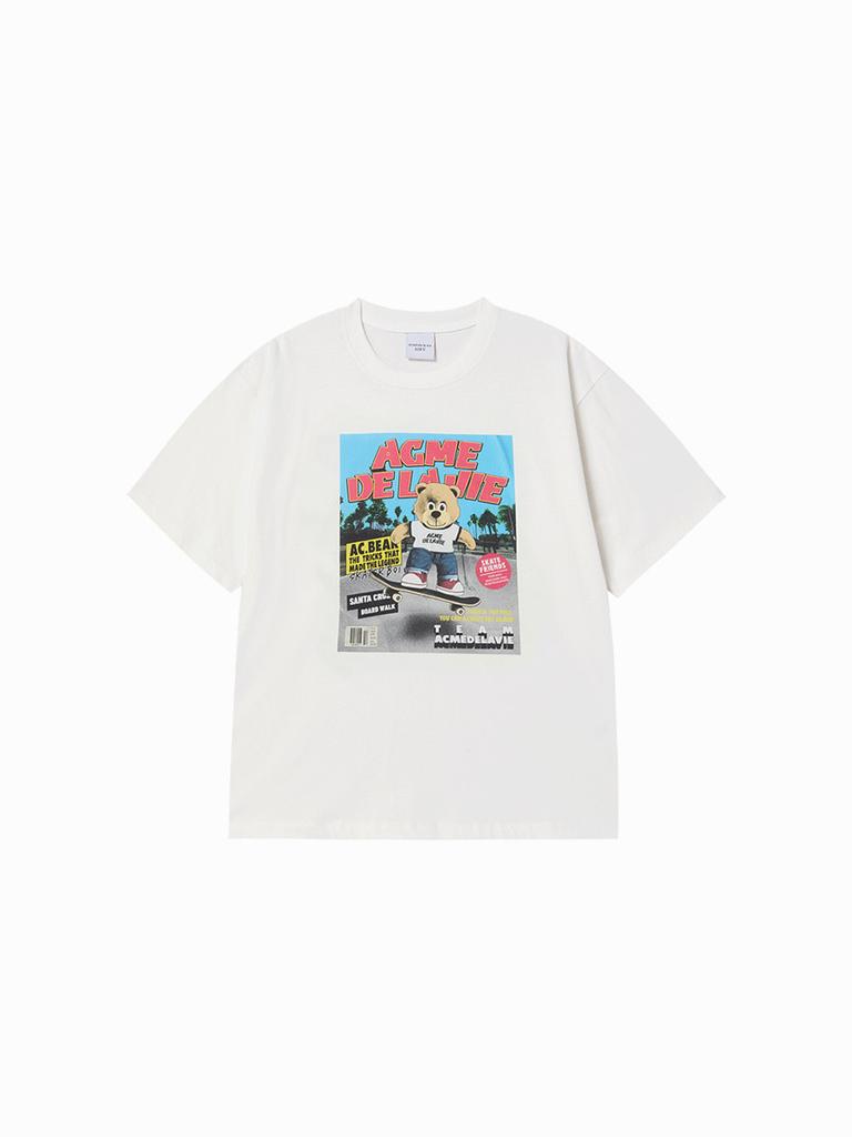 ACME DE LA VIE Magazine Ac Bear Short Sleeve T-Shirt