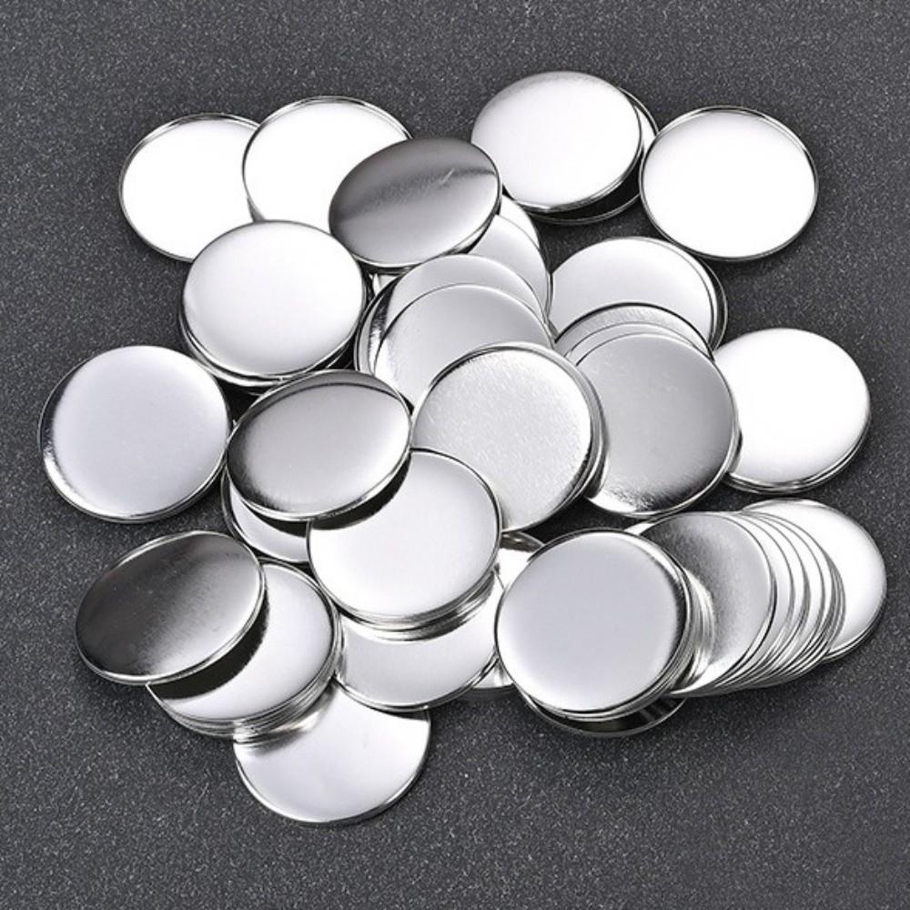 100pcs 25/58mm Round Pin Badge DIY Art Crafts Button Maker Parts Metal Brooch Clasps Button Maker