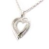 Altesse [K6375] - Silver Necklace 'Love' Silver-white (rhodium-plated) - 13x16 Mm