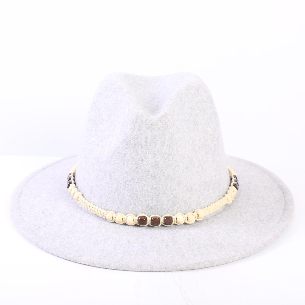 Popular European and American High-end Wool Top Hat, Men's and Women's Fashion Versatile Elegant Top Hat Jazz Hat