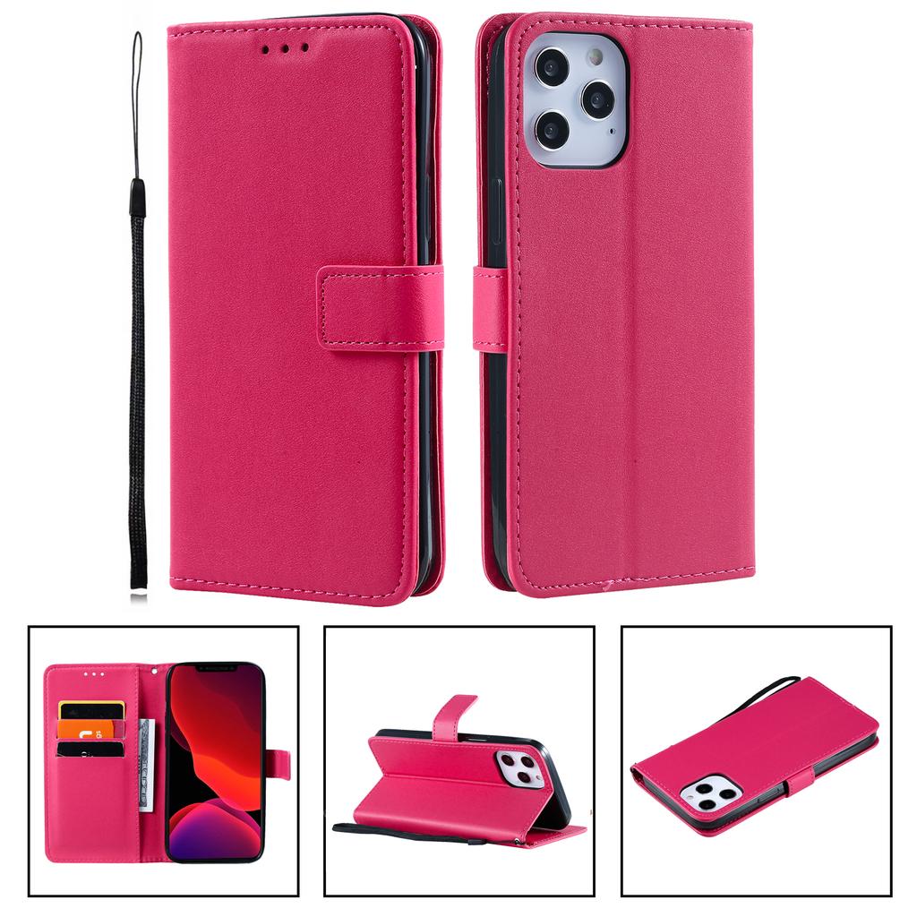 Etui z owczej skóry z litej skóry z klapką na karty z podstawką dla iPhone 15 14 Plus 13 12 11 Pro Max XSMax dla Samsung S23 S22 S21 S20 Ultra Plus Note20Ultra A14