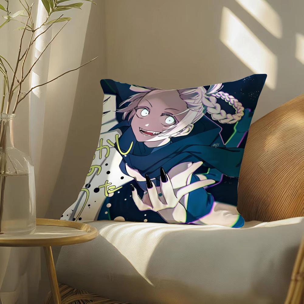 Anime C-Call Of The Night Pillow Case Silky Elegant Comfort Sofa Bed Invisible Zipper