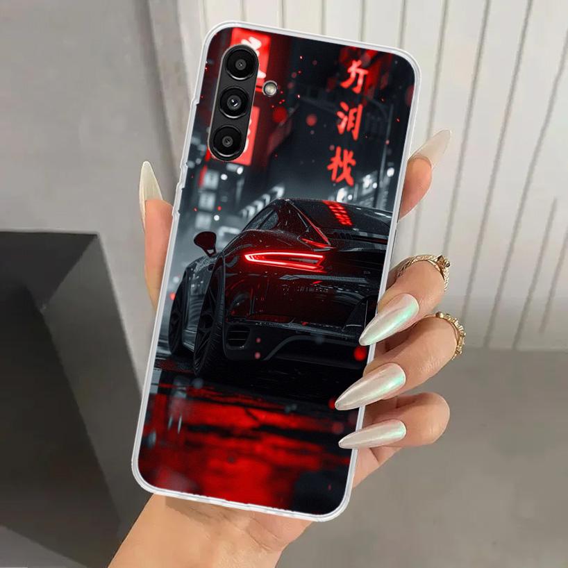 Sports Car 911 Phone Case for Samsung Galaxy A17 A16 A37 A26 A36 A57 A56 A15 A25 A35 A55 A14 A24 A34 A54 A13 A23 A33 A53 Galaxy