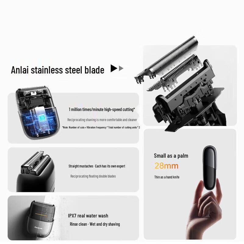 Panasonic CM20 Mini Portable Electric Shaver