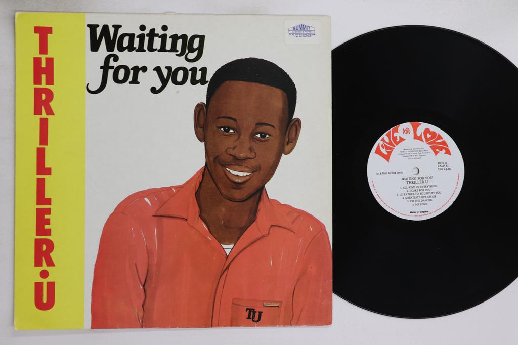 LP Record THRILLER U - Waiting For You LALP31 Live And Love 1989 UK Reggae, Ska & Dub Used