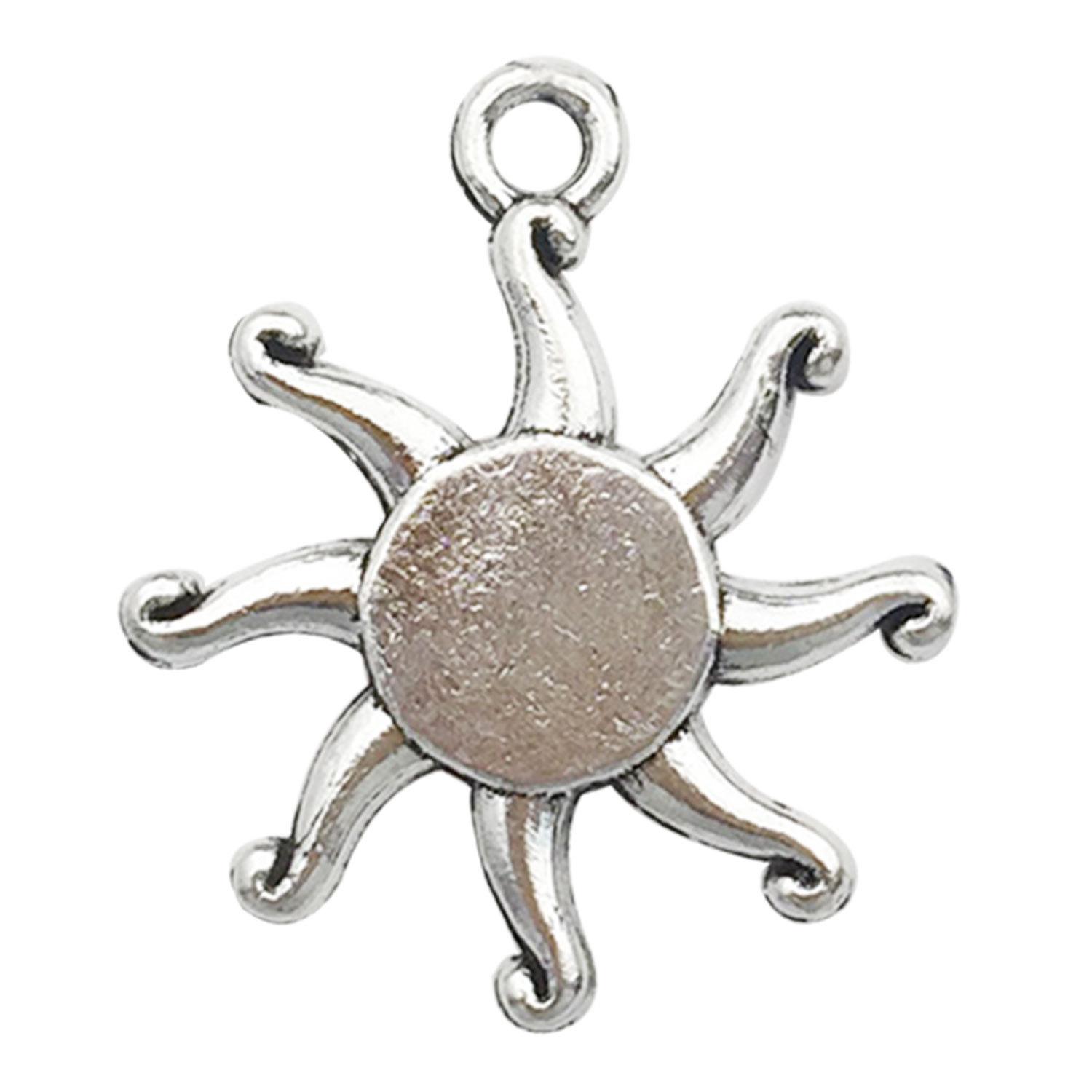 

Винтажные серебряные подвески «Солнце, Луна, звезда» для ожерелий и браслетов своими руками