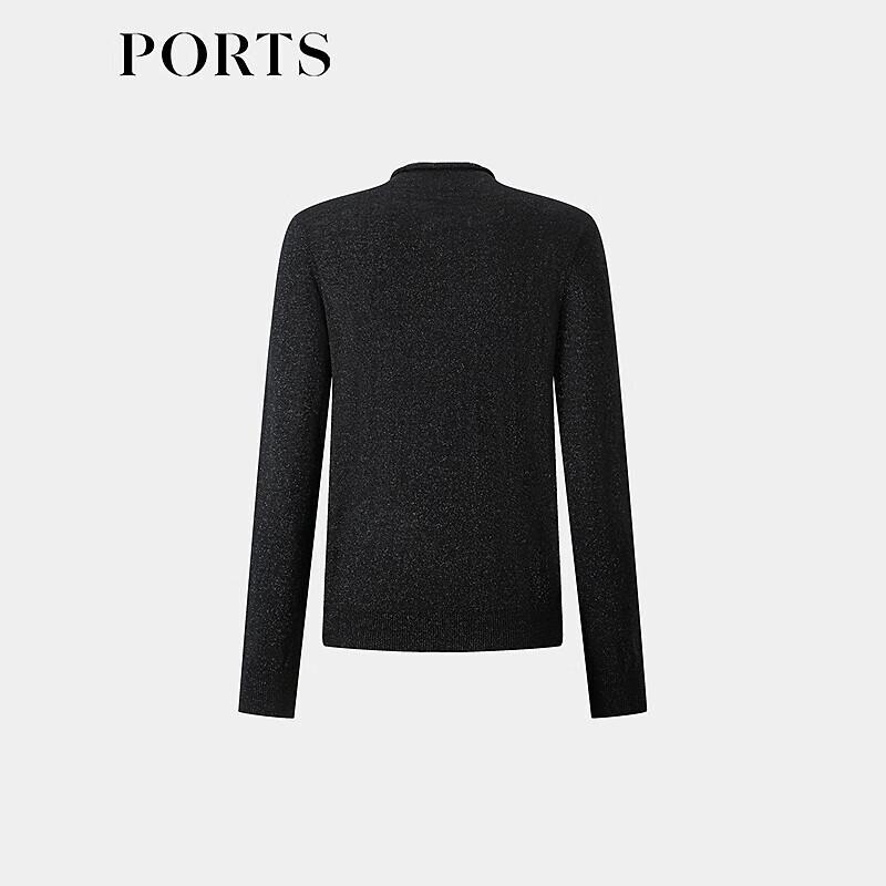 PORTS Women's Semi-High Neck Knit Sweater