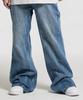 CREAM SODA LAB Crsdel Wide Washed Bootcut Denim Blue