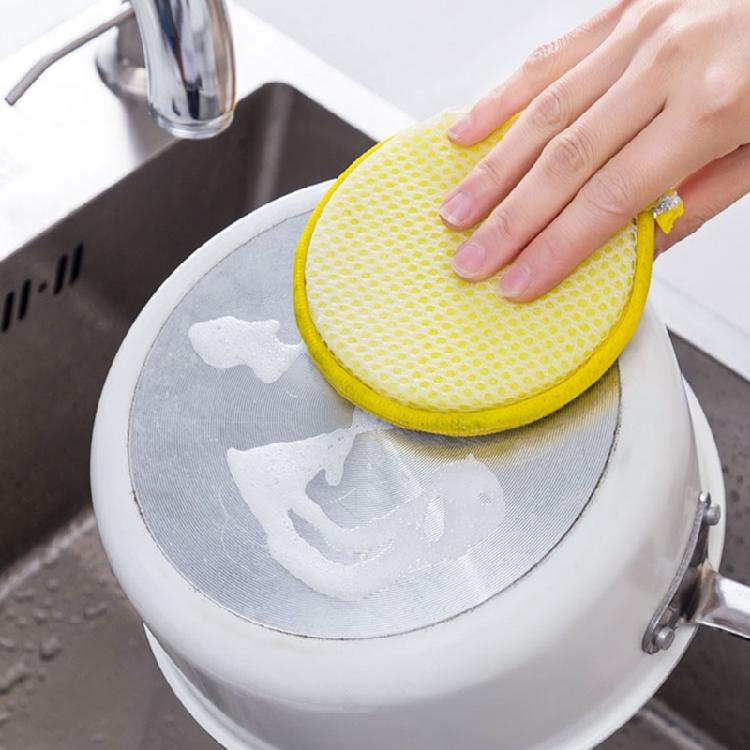 Dishwashing Sponges Cloth Double-sided Cleaning Spongs Scouring Pads 10PCS