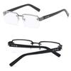 Men Reading Glasses Glasses Imitation Crystal Half-frame Presbyopia Eyeglasses Diopter +1.0 To +4.0 Retro Gafas