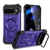 Magnetic Support Wireless Charging Camera Bracket Phone Case for Google Pixel 9 Pro XL Hard Shell Shockproof Protection Cover