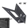 Smgda 3D Angle Ruler, Carpenter's Marking Tool, Marking Gauge, Woodworking Template, Aluminum Carpenter Tool, 45/90 Multifunctional Angle Ruler for W