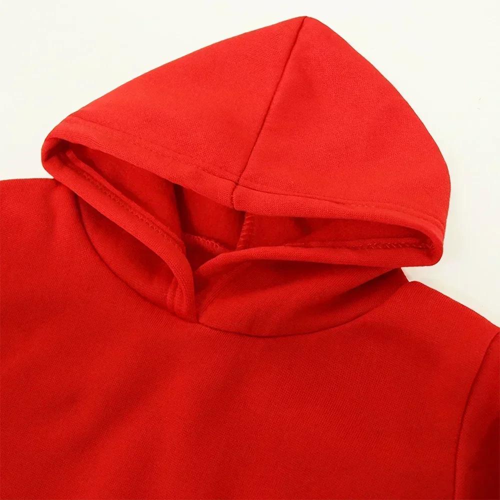 Fall and Winter Fashion Children's Hooded Sweater - Popular Trendy Warm and Comfortable Boys' and Girls' Pullover Sweatshirt