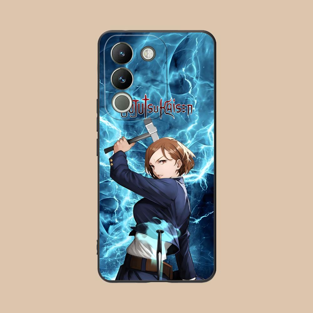 Jujutsu Kaisen Nobara Mobile Phone Case for VIVO V60 V50 V40 V30 V29 V27 V25 V23 Pro Lite 5G Colorful Printing Cover Smartphone