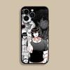 K-Kengan A-Ashura Phone Case For iPhone 17,16,15,14,13,12,Pro,Max,Plus,E,SE4,Air,Mini Black Soft Cover