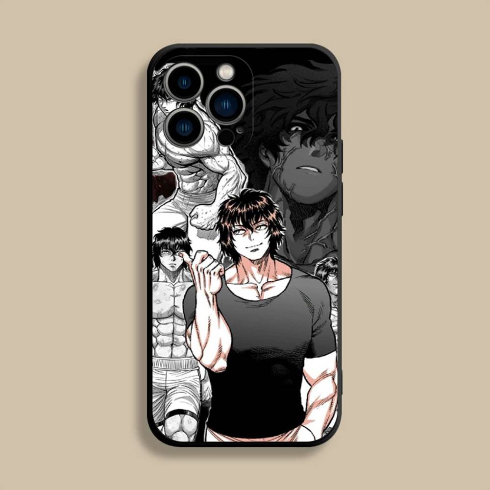 K-Kengan A-Ashura Phone Case For iPhone 17,16,15,14,13,12,Pro,Max,Plus,E,SE4,Air,Mini Black Soft Cover