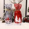 Merry Christmas Wine Covers Adorable Christmas Wine Bottle Set Bottle Covers Bag Sleeve Xmas New Year Dinner Table Decor