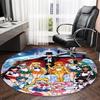 1pc Sailor Moon  Carpet, Round Rug, Comfortable, Suitable for Entryways, Living Rooms, Office, And Bedrooms, Christmas Decoration