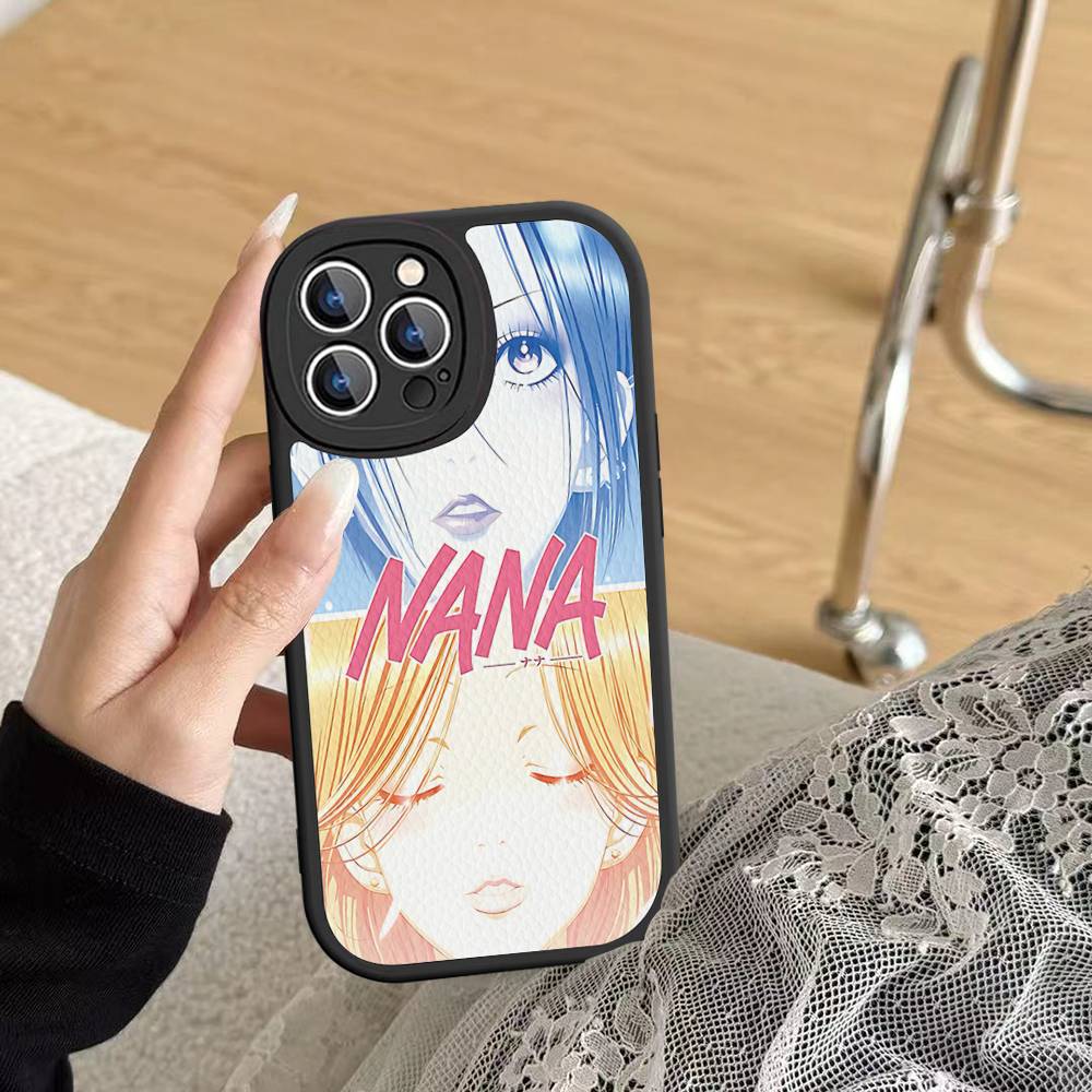Comics Oosaki Nana Hot Japan Leather Phone Case For IPhone 16 16e 15 14 13 12 11 Pro Max Plus Mini Cover