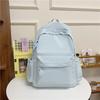 Schoolbag new backpack student schoolbag high value ins wind backpack fashionable versatile large capacity junior high school girls