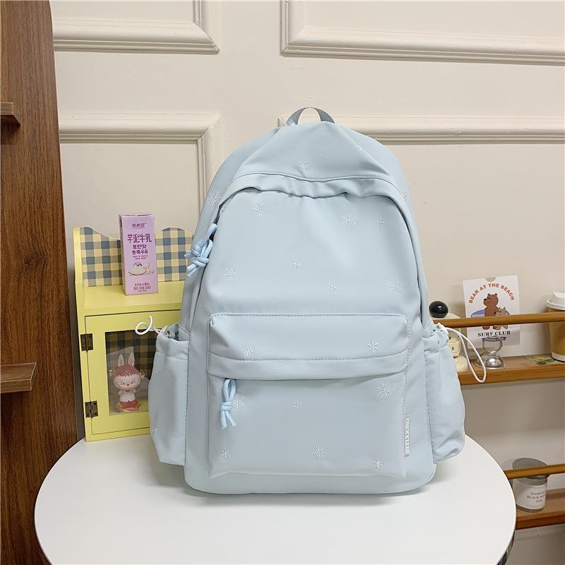 Schoolbag new backpack student schoolbag high value ins wind backpack fashionable versatile large capacity junior high school girls