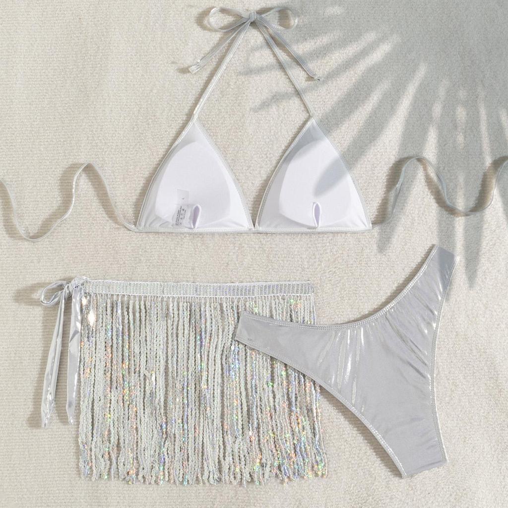 Damen Bikini Set Neckholder Neckholder Bikinihose ...