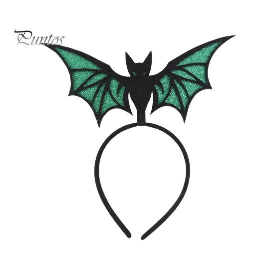 Glitter Felt Hair Accessories Halloween Bat Headband, Hairband Devil Outfit for Costume, Festival Masquerade Party Prop Cute Decor