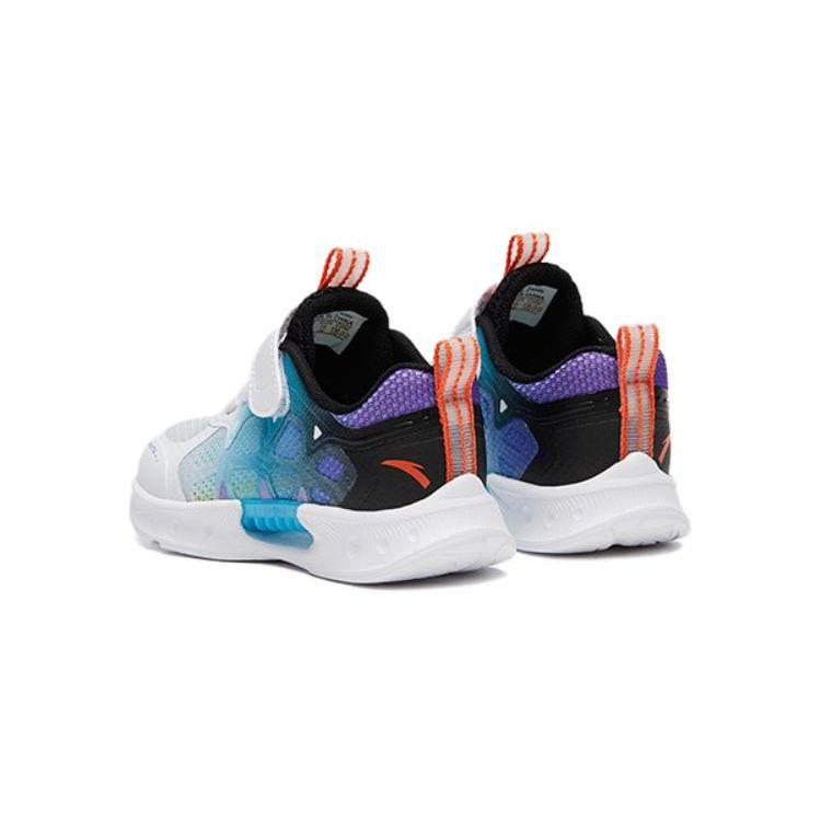 Anta Kids Wind Chaser 5.0 Anti-Kick Shock Absorption Low-Top Casual Shoes Baby sneakers White Blue 312320004-3