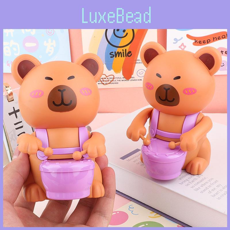 Drumming Capybara Clockwork Toy With Plastic Parts For Development Cognitive
