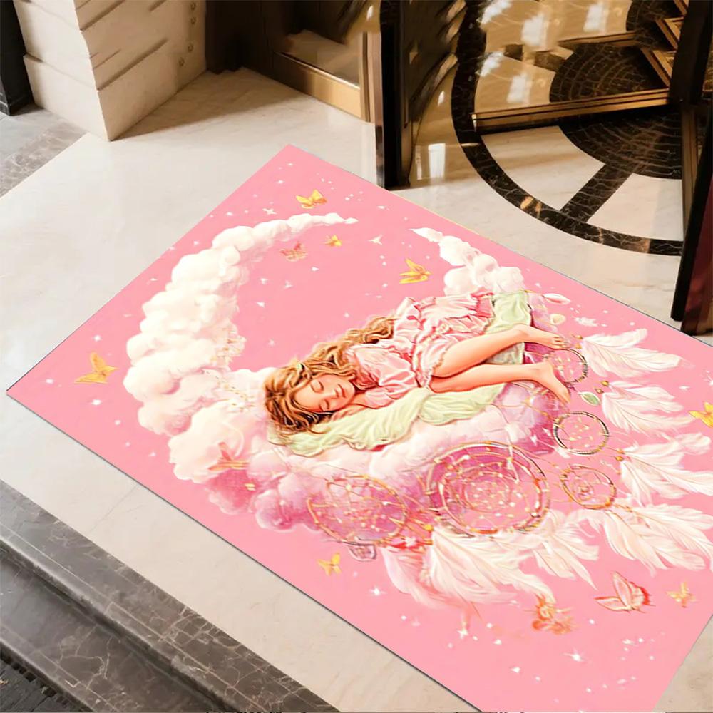 1pc Amazing Beautiful Home Carpet Non Slip Design for Bedroom Gift