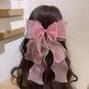 Ribbon Bowknot Hair Clips Barrettes Girls Headwear Sweet Spring Clip  Women Ponytail