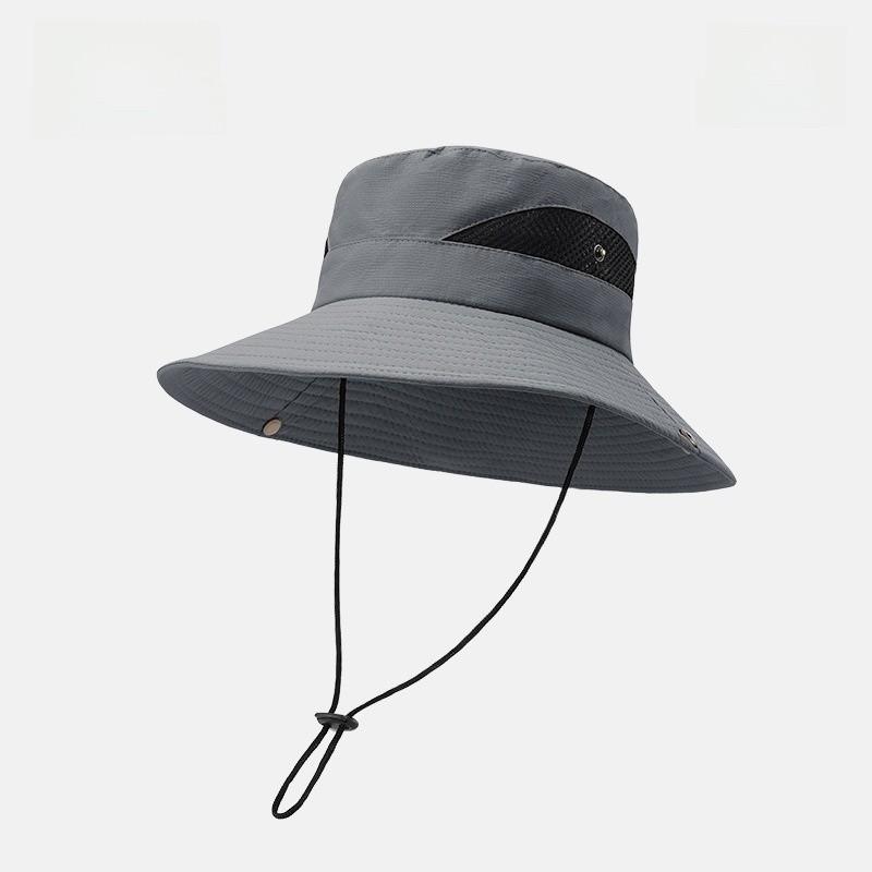 Chapéu de Sol de Verão Com Aba Larga e Design Removível Para Pesca e Caminhada ao Ar Livre