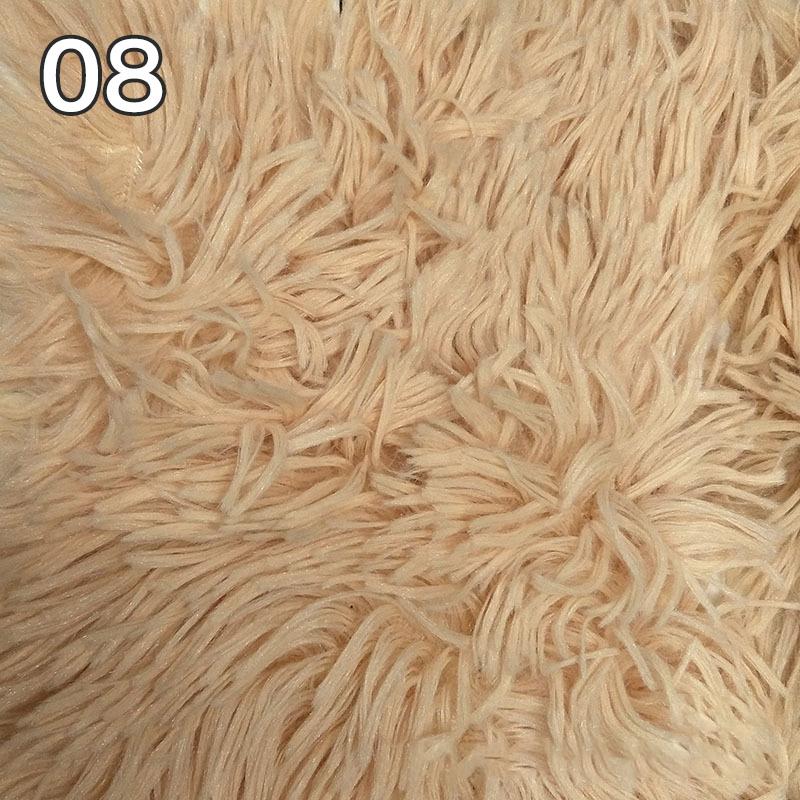 100cm*165m Tecido de pele de lã de imitação Tecido de pele sintética para costura DIY Roupas Chapéu Bolsa Material Foto Fundo Decoração Pano