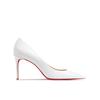 Fashion New pointed shallow mouth high heels with thin heels, matte fashion white commuting single shoes, soft sole size