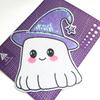 1pcs  Sequin Halloween Ghost Embroidered Patches For Clothing Iron On Patches For Clothes DIY Fusible Patch