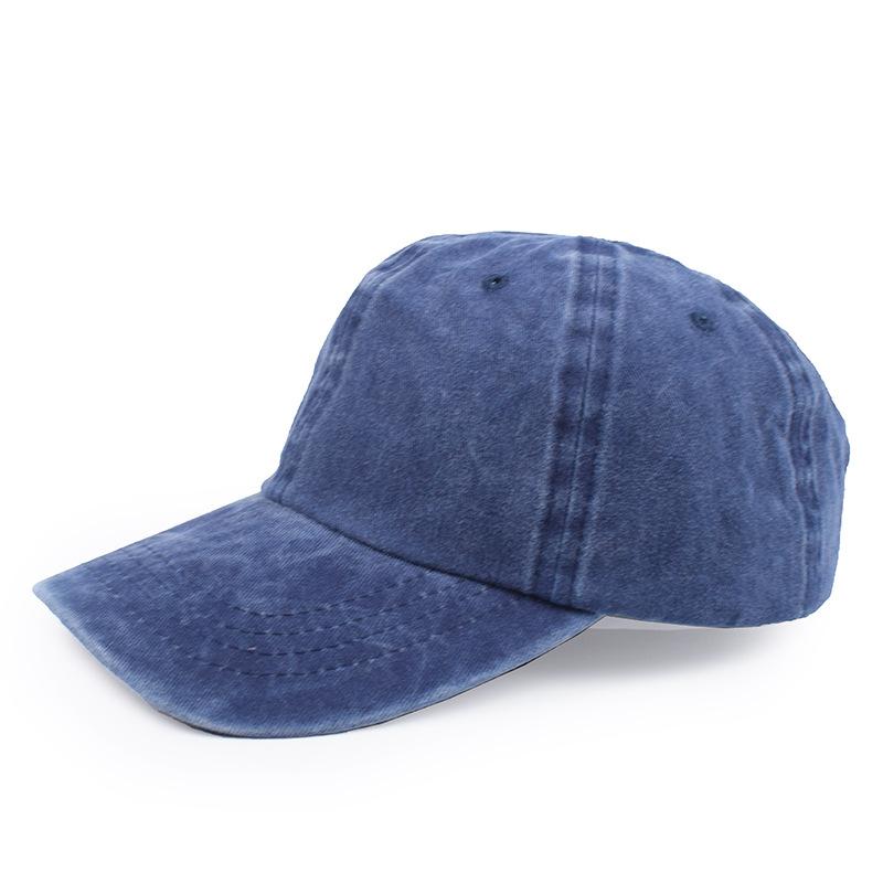 Women new Distressed Ripped Hole Hip Hop Caps Men Adjustable Outdoor Snapback Hat Fashion Unisex Washed Denim Baseball Cap
