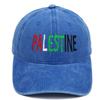New Embroidered Palestine Vintage Washed Baseball Cap Outdoor Unisex Adjustable Snapback Trucker Hat Fashion for Women Dad Hats