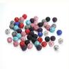 10pcs/bag Colorful Soft Pottery Clay Shamballa Beads Loose Beads For Jewelry Making DIY Necklace Bracelets Pendants Accessories