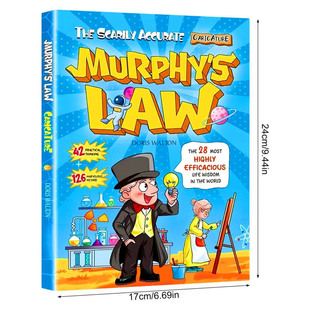 

Книга практических жизненных навыков: Закон Мёрфи для детей, Развитие критического мышления и логики, Рабочая тетрадь по развитию устойчивости, 8-12 лет 1pcs