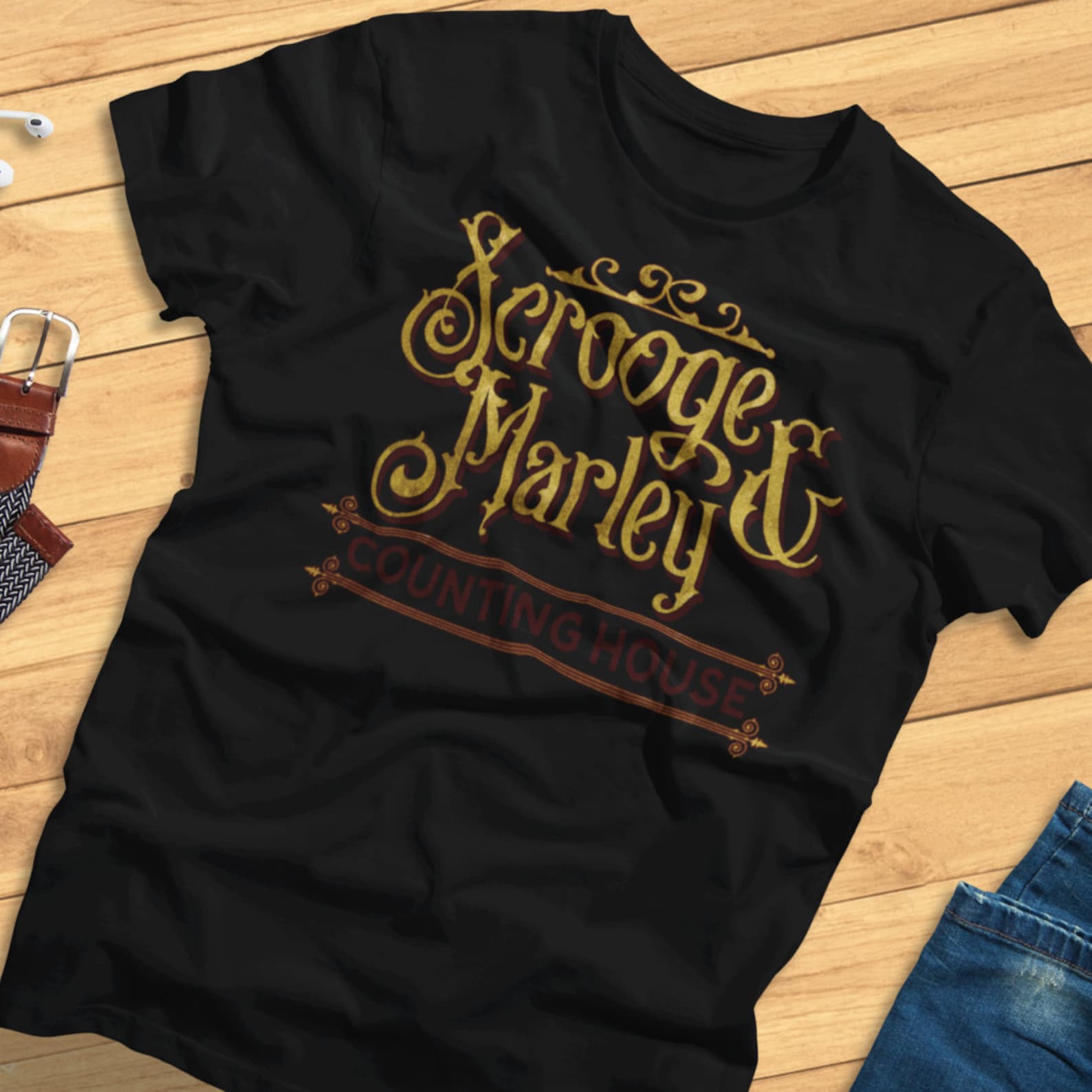 Scrooge & Marley - Funny Christmas - Unisex T-Shirt 3XL
