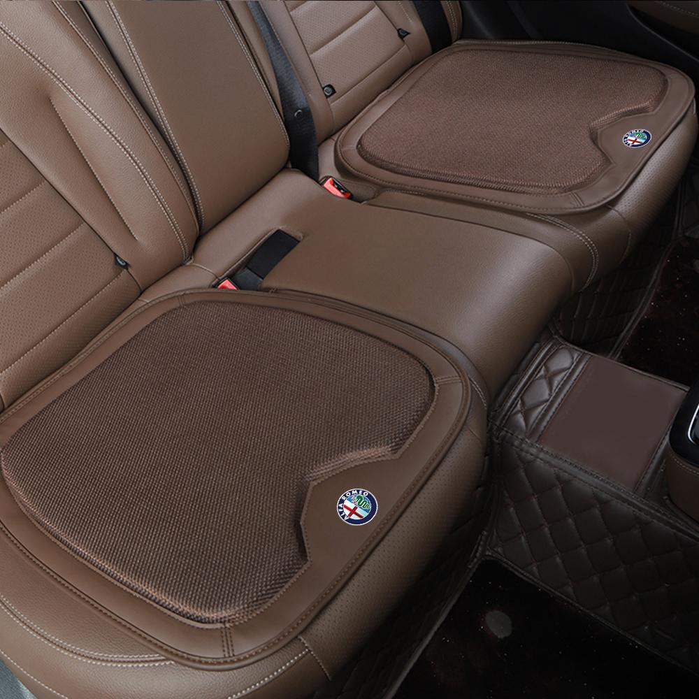 Universelle Autositzbezüge für alle Jahreszeiten, rutschfest, weich, bequem für Alfa Romeo 159 156 164 166 Stelvio Giulietta MiTo Giulia