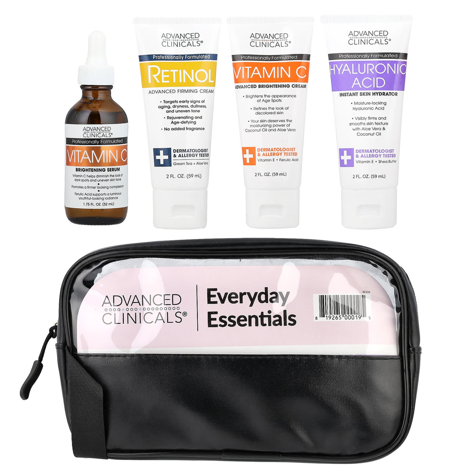 

Эксклюзив от iHerb, Сумка для повседневных бьюти-средств, Набор из 5 предметов